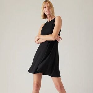 NWT Athleta Santorini Thera Dress Black Women's Medium